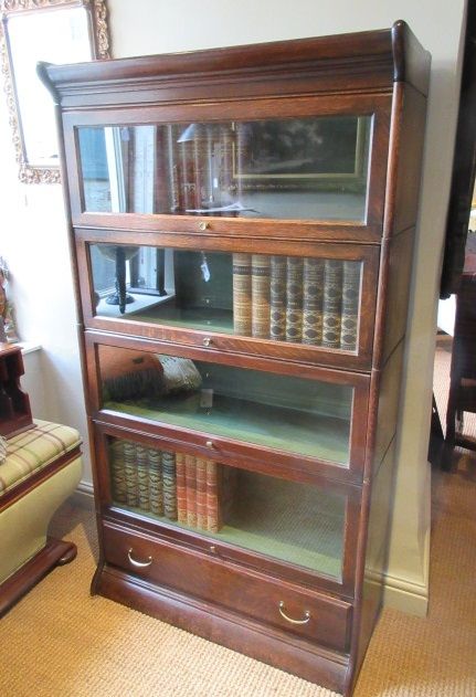 Edwardian Period Antique Four Tier 'Globe Wernicke' Bookcase