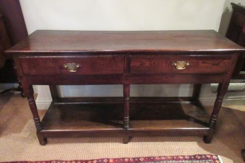 Small George II Period Open Pot Board Dresser
