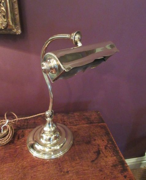 Top Quality Edwardian Period Brass Desk Lamp