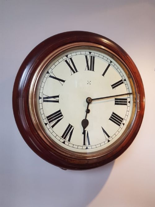 Edwardian Antique 8 Day English Dial Clock