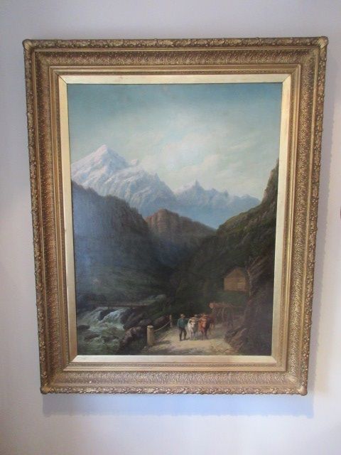 Impressive 19th Century Scottish Oil on Canvas