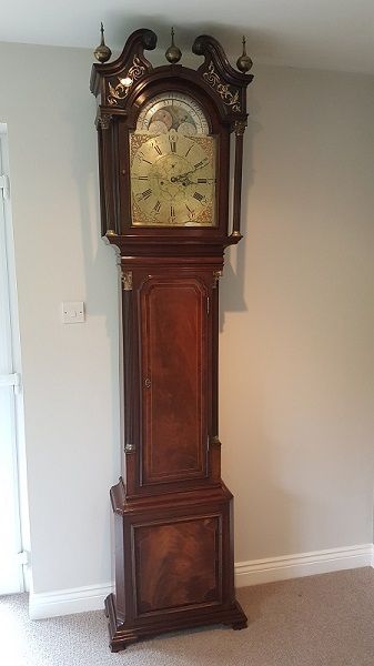 Outstanding George III Benjamin Peers Chester 8 Day Longcase Clock