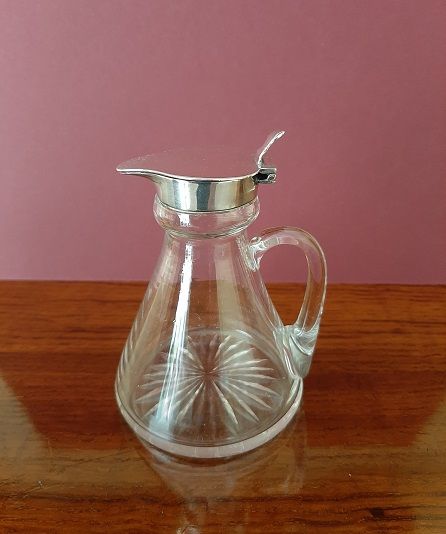 George V Period Silver Whisky Noggin Decanter