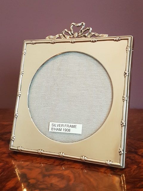 Fine Edwardian Antique Solid Silver Photo Frame