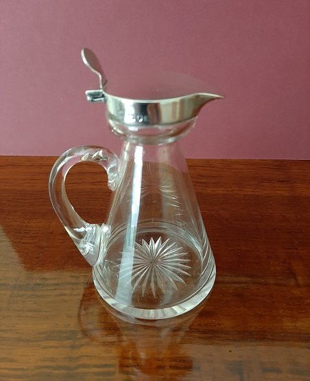Edwardian Antique Solid Silver Whisky Noggin
