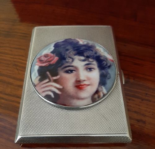 George V Sampson & Morden Silver Enamel Case