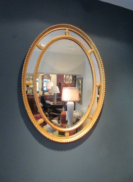 Mid 19th Century Antique Timber Gilt Mirror
