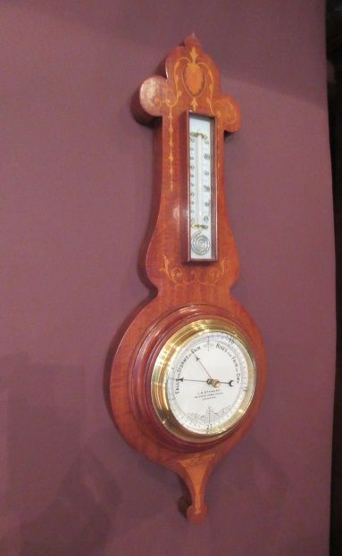 Antique Sheraton Inlaid London Banjo Barometer