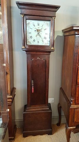 Small George III Antique Will Snow of Padside Longcase Clock