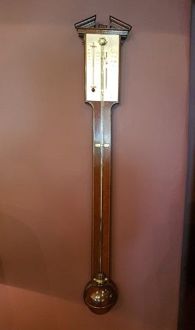 Superb George III Style Antique Stick Barometer