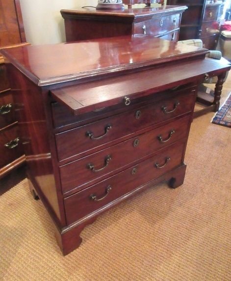 Small Georgian Antique Brushing Slide Chest