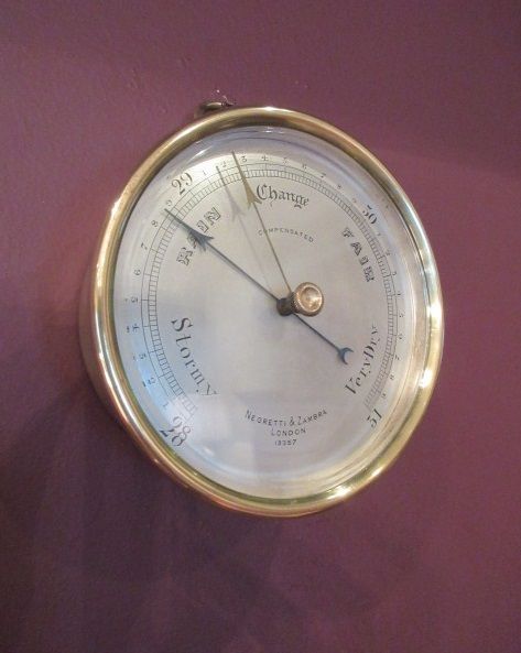 Antique Negretti & Zambra Marine Barometer
