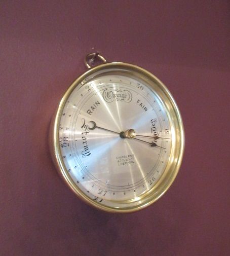 Victorian Antique Liverpool Marine Barometer