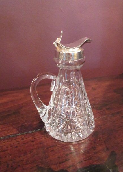 George VI Silver Topped Whisky Noggin Decanter