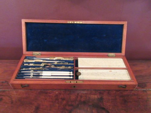 Antique Architect's Drawing Instrument Set