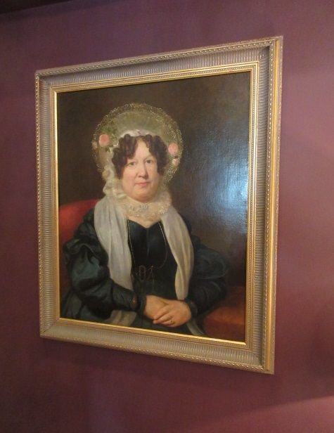 Antique Oil on Canvas Portrait of a Lady