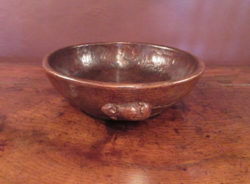 Early Mouseman Adzed Oak Large Fruit Bowl