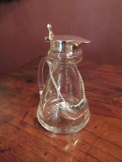 George V Period Silver Whisky Noggin Decanter