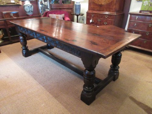 Superb George I Period Antique Refectory Table