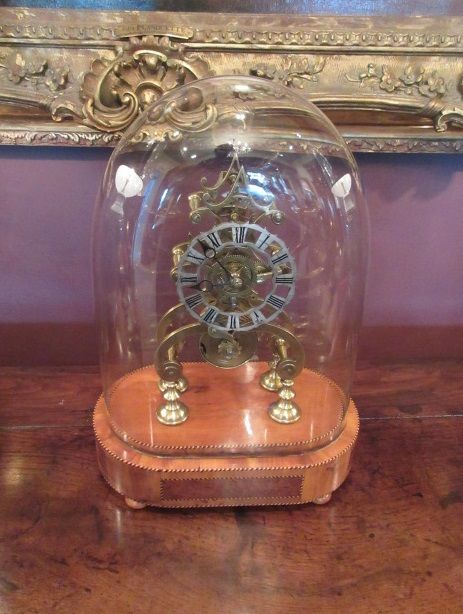 Antique Single Fusee Skeleton Clock.c.1880