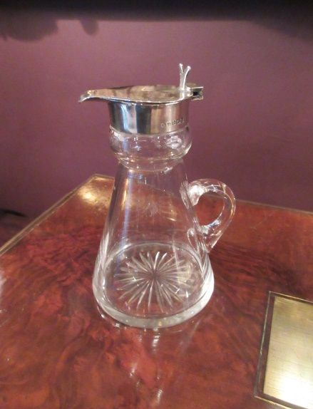 Antique Silver Whisky Noggin Decanter