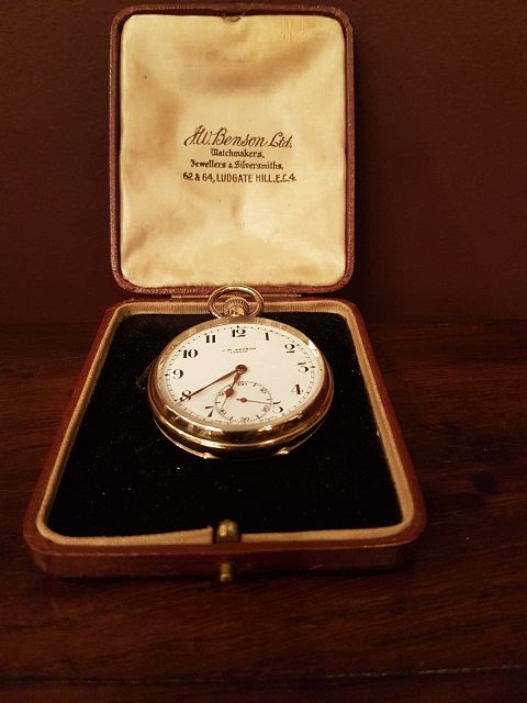 Immaculate George V 9 Carat Gold Pocket Watch