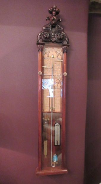 Superb Antique Walnut Cased Admiral Fitzoy Barometer