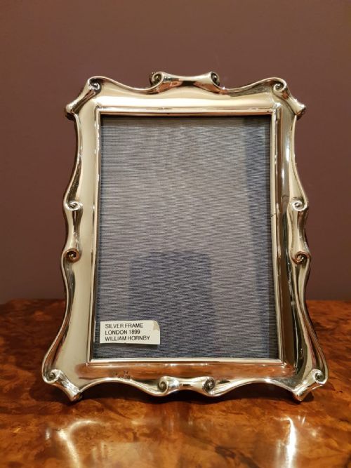 Antique Victorian Silver Photo Frame