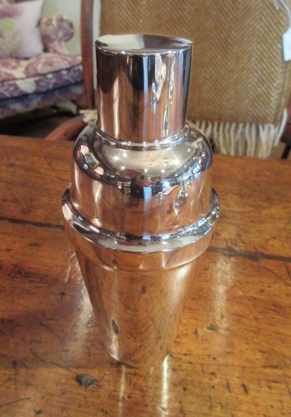 Edwardian Antique Silver Cocktail Shaker