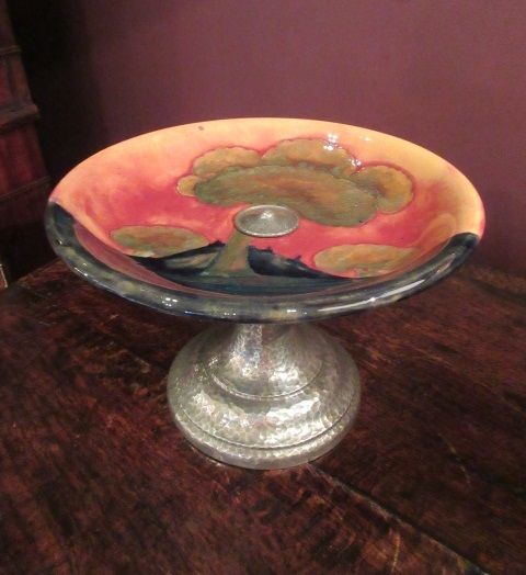 Antique Moorcroft Eventide Libery's Tazza