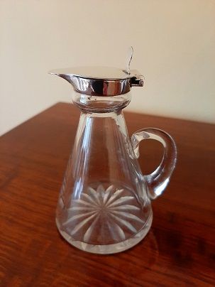 George V Antique Silver Whisky Noggin Decanter