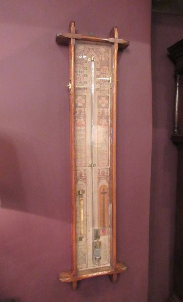 Antique Admiral Fitzroy Oak Case Barometer