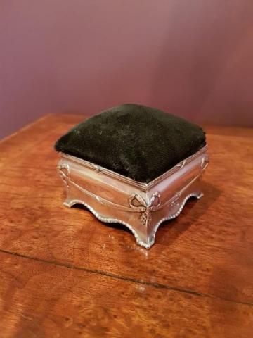 Edwardian Period Silver Pin Cushion