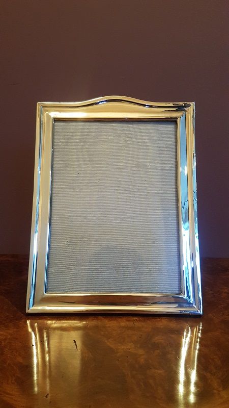 George V Silver Photo Frame with Embossed Moulded Design Chester 1913