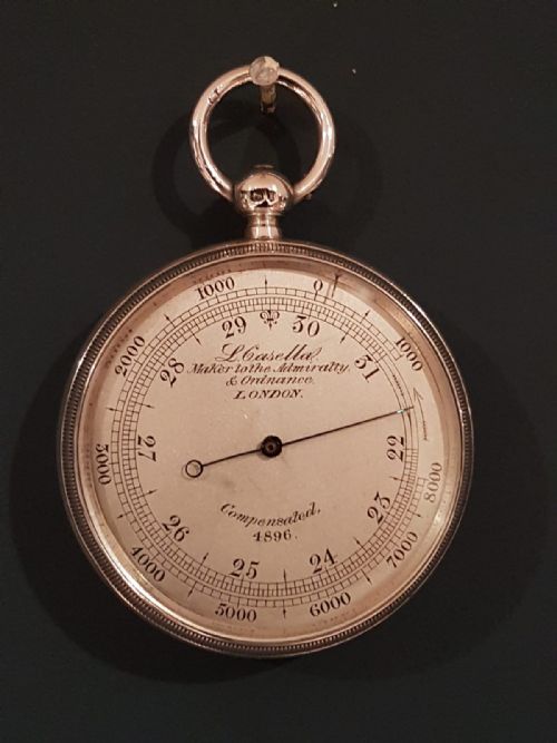 Victorian Silver Pocket Barometer