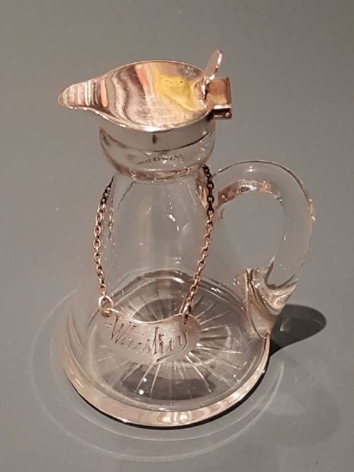 Antique Silver Hukin & Heath Whisky Noggin