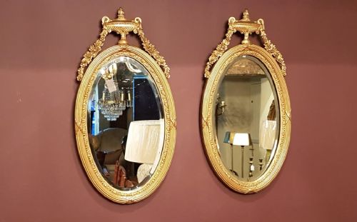 Matching Pair of Victorian Gilt Mirrors