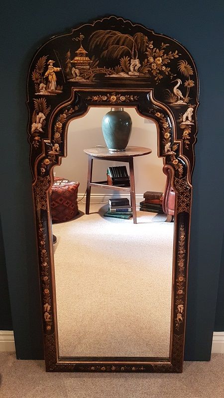 Impressive Large Antique Chinoiserie Mirror