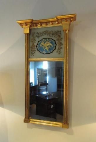 Regency Period Plaster Gilt Pier Glass Mirror