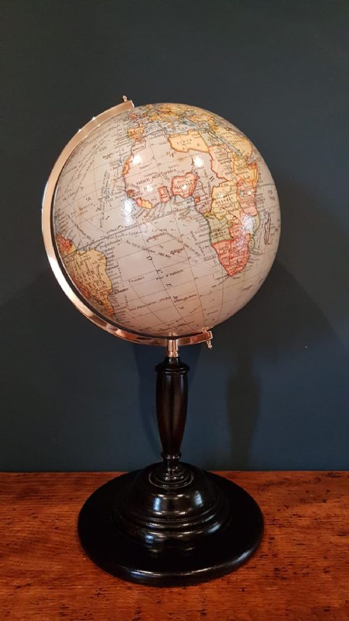1920'S Geographica 10" Terrestrial Globe