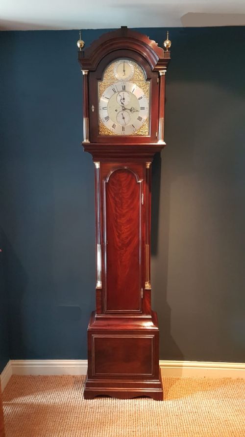 Fine George III Mahogany 8 Day London Longcase Clock