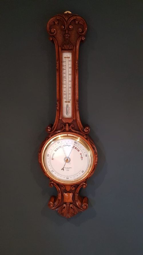 Outstanding Quality Antique Negretti and Zambra Barometer