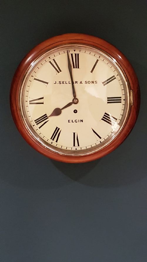 Victorian Mahogany 8 Day Single Fusee Dial Clock