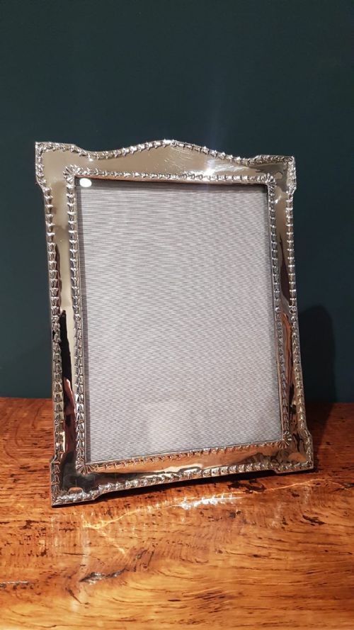 Large Antique Silver Chester Photo Frame