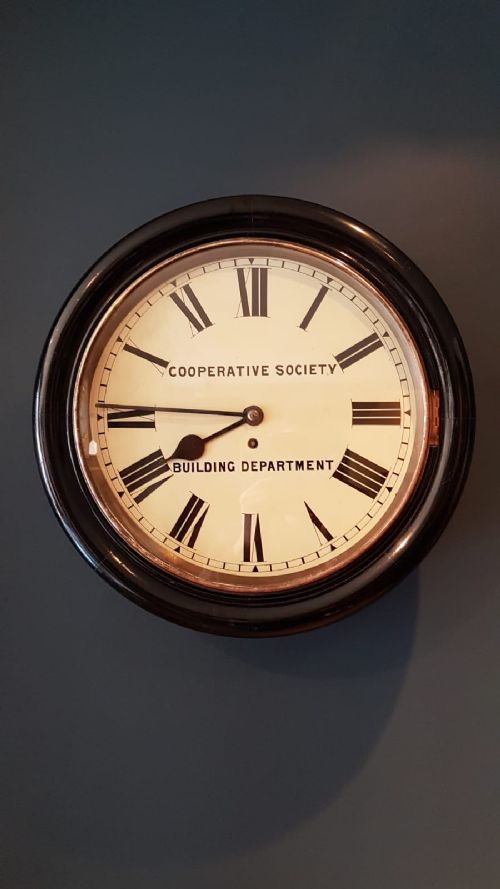 Victorian Co-operative Society Fusse Wall Clock