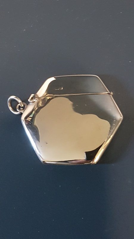 Sampson Morden Silver Hexagonal Vesta Case