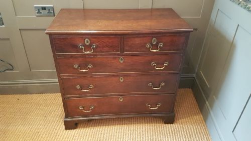 Small George III Oak Chest of Drawers