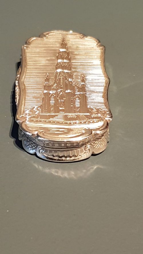 Nathaniel Mills Antique Silver Vinaigrette