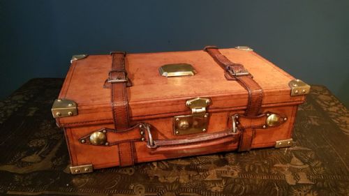 Antique Leather Cartridge Magazine