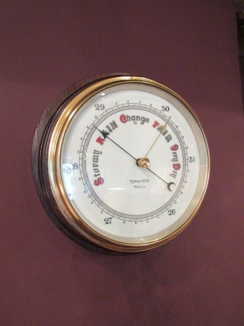 Antique Johnson of Hull Marine Barometer